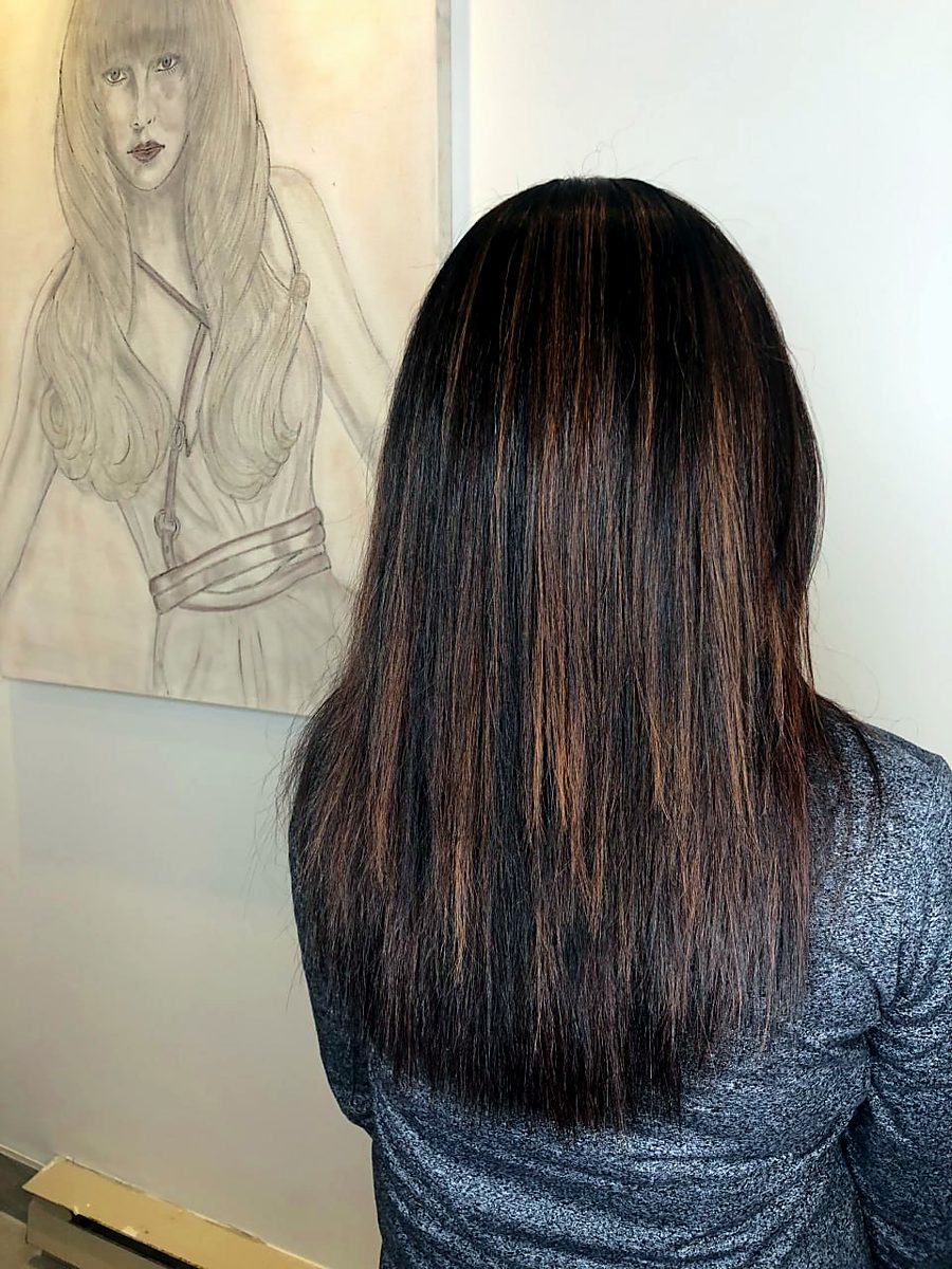 Caramel highlights